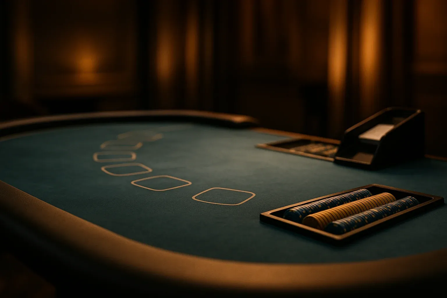 Ultra-realistic live blackjack table in premium Philippine casino studio lighting